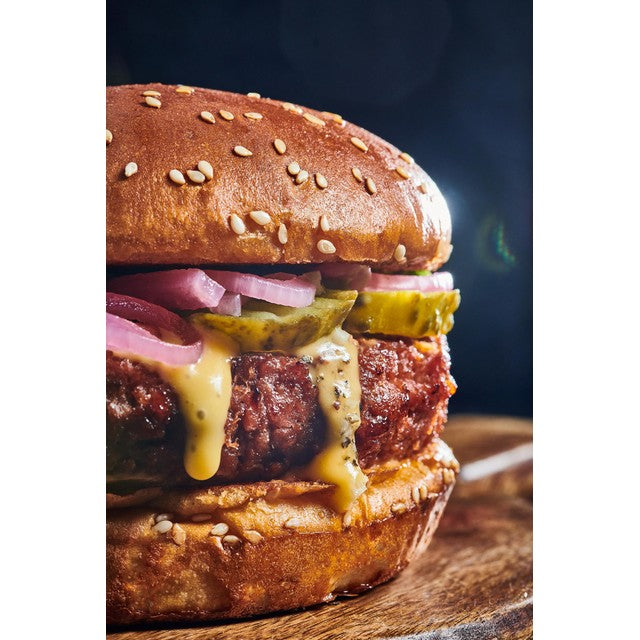 Redefine Meat plant-based burger 2 x 120g, imported from the UK