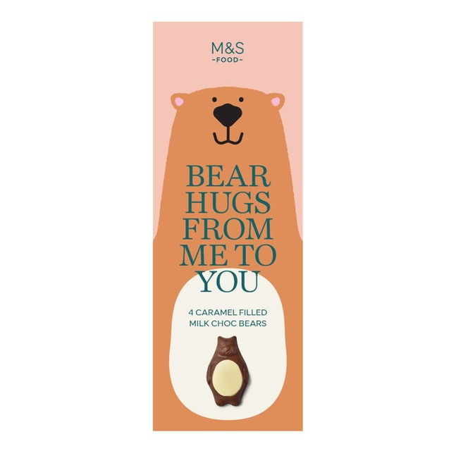 M&S Bear Hugs milk chocolate bears 50g - British product