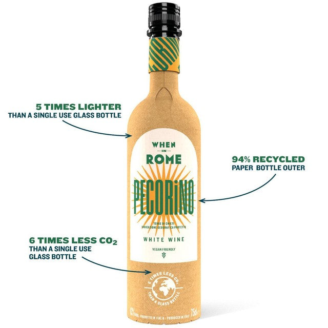 When In Rome white wine pecorino 75cl (British brand)