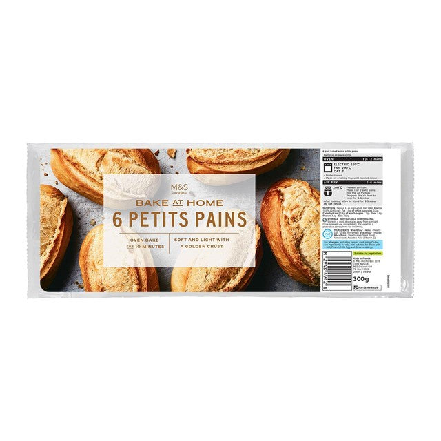 M&S white petits pains 300g, imported from the UK