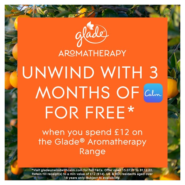 Glade Pure Happiness aromatherapy diffuser refill 17ml, UK version