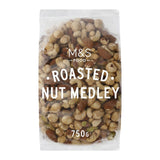 M&S roasted nut medley with cashews, hazelnuts, almonds, pistachios (British brand)