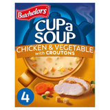 Batchelors Chicken & Vegetable soup with croutons 4 sachets - British product
