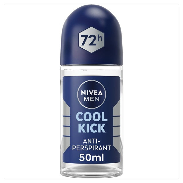 Nivea Cool Kick roll-on deodorant 50ml, imported from the UK