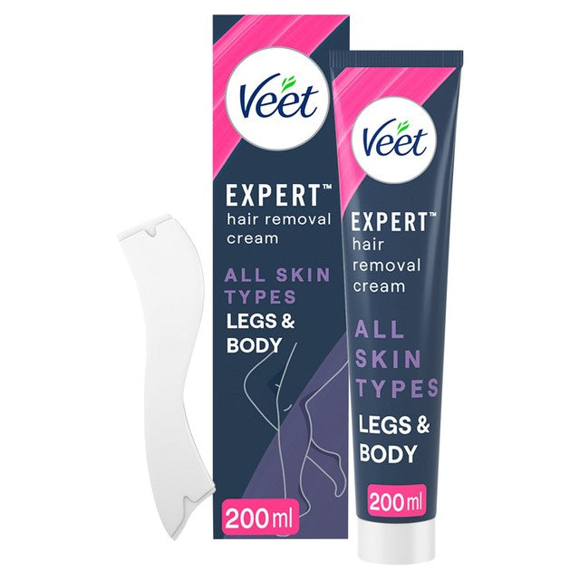 Veet Expert Hair Removal Cream Legs and Body 200ml (British brand)