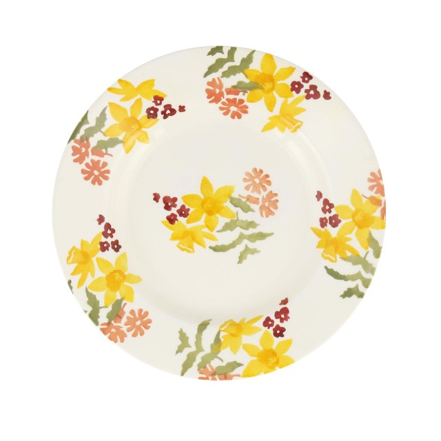 Emma Bridgewater Wild Daffodils plate 8 1/2 inch - British product
