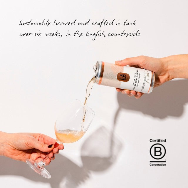 LA Brewery English Blush Kombucha 250ml, UK version