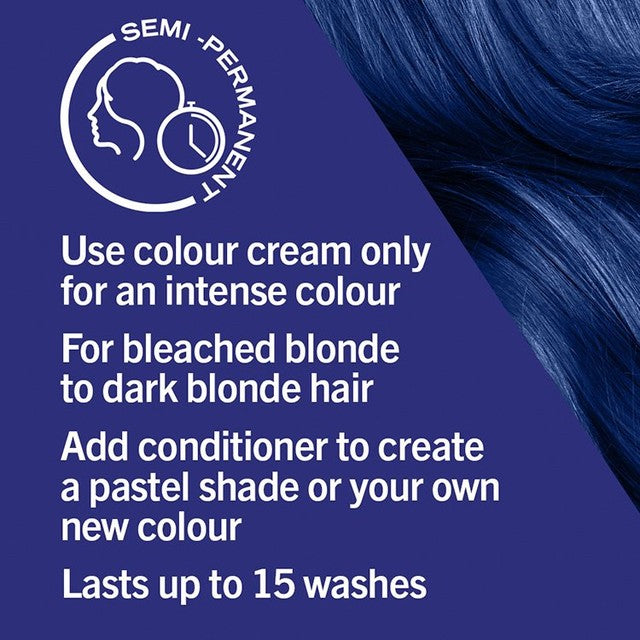 Schwarzkopf hair dye Electric Blue 095 115ml (British brand)