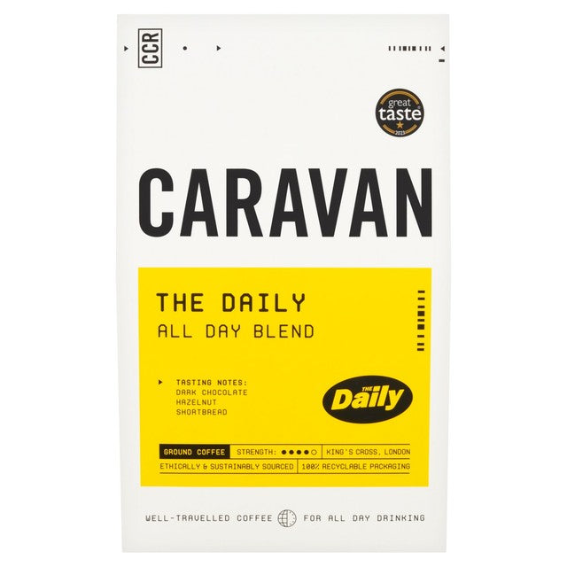 Caravan Coffee Daily Blend gemahlener Kaffee 200g - Britisches Produkt