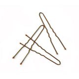 Basicare brown hair pins 5cm (British brand)