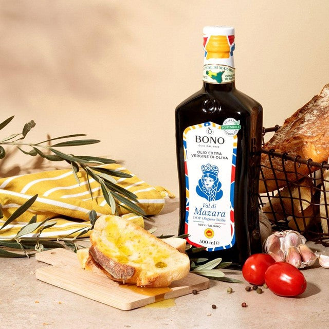 Bono Val di Mazara Extra Virgin Olive Oil 500ml - British product