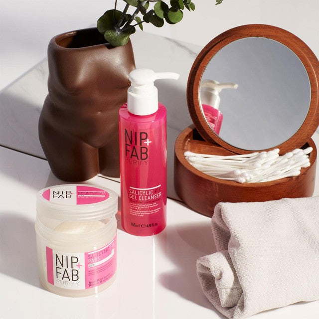 Nip+Fab Salicylic Acid Day Pads 60 pads, imported from the UK