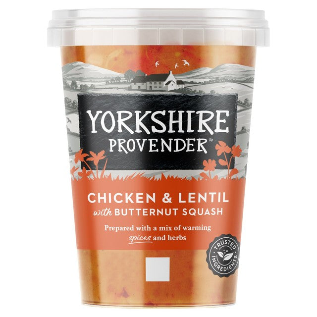 Yorkshire Provender chicken and lentil soup with butternut squash 560g (British brand)
