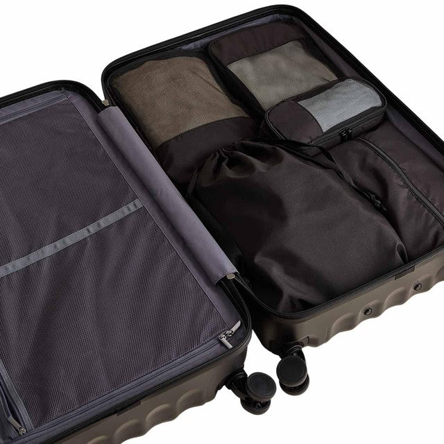 M&S packing cubes black set five pieces (British brand)