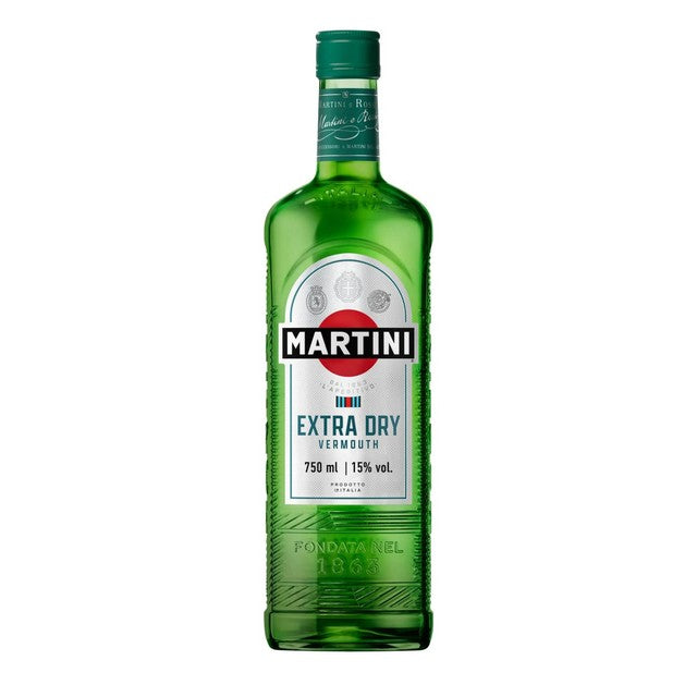 Martini extra dry vermouth 75cl, imported from the UK