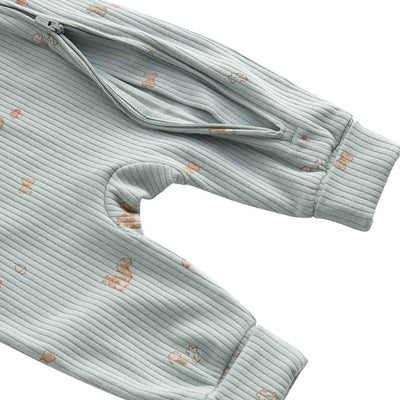 M&S Mädchen Baumwolle Reichlich Wald Print Schlafanzüge Elfenbein Baby Schlafanzüge 3-6 M