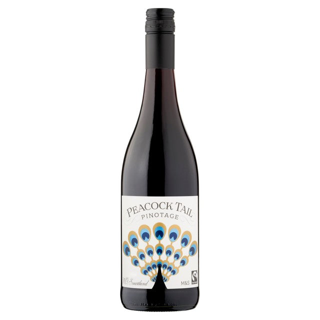 M&S Peacock Tail Pinotage red wine 75cl, imported from the UK