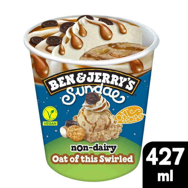 Ben & Jerry's Oat of This Swirled non-dairy vegan ice cream tub 427ml - British product