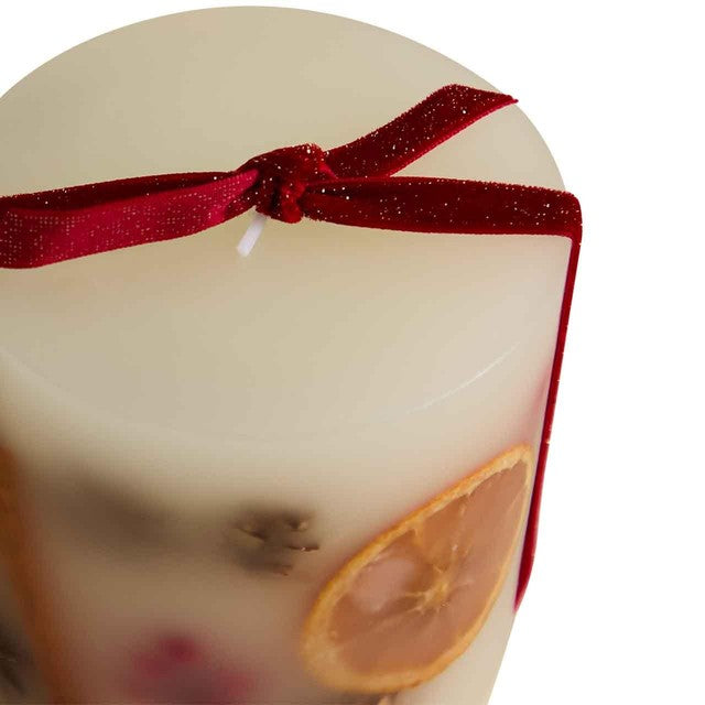M&S botanical candle red, imported from the UK