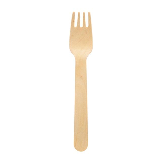 BioPak wooden forks 10 per pack - British product