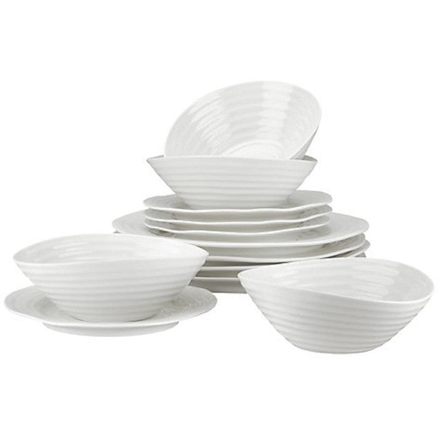 Sophie Conran White Porcelain Dinner Set 12 Piece (British brand)