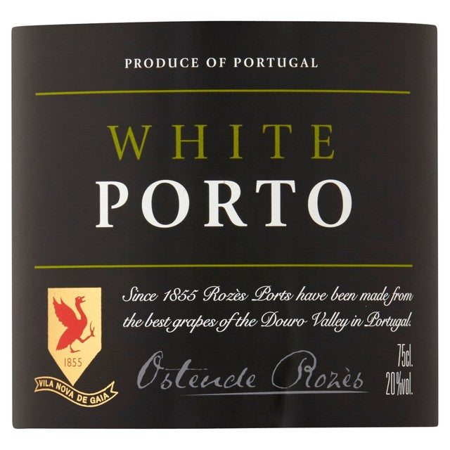 Rozes White Port 75cl, imported from the UK