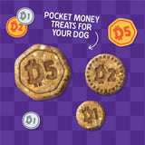 Denzel's Coins Chicken & Pumpkin Dog Treats 90g - British product