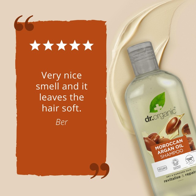Dr Organic Moroccan Argan Oil Shampoo 265ml - British product