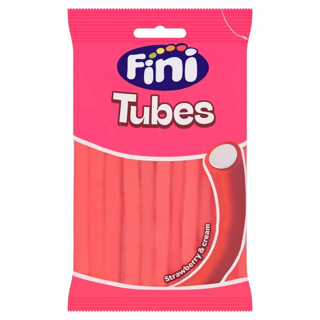 Fini strawberry fruit flavoured candy tubes 180g - British product