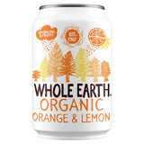 Whole Earth sparkling orange and lemon drink 330ml (British brand)