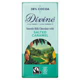 Divine milk chocolate with salted caramel bar 90g - British product