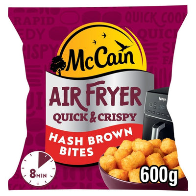 McCain Air Fryer Potato Hash Brown Bites 600 جم