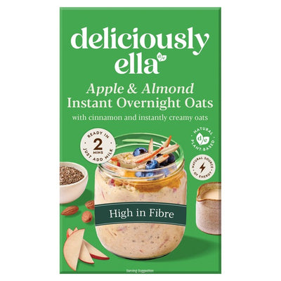 M&S Deliciously Ella Apple Almond Instant Overnight Oats Breakfast 360g- Buy online at McGrocer