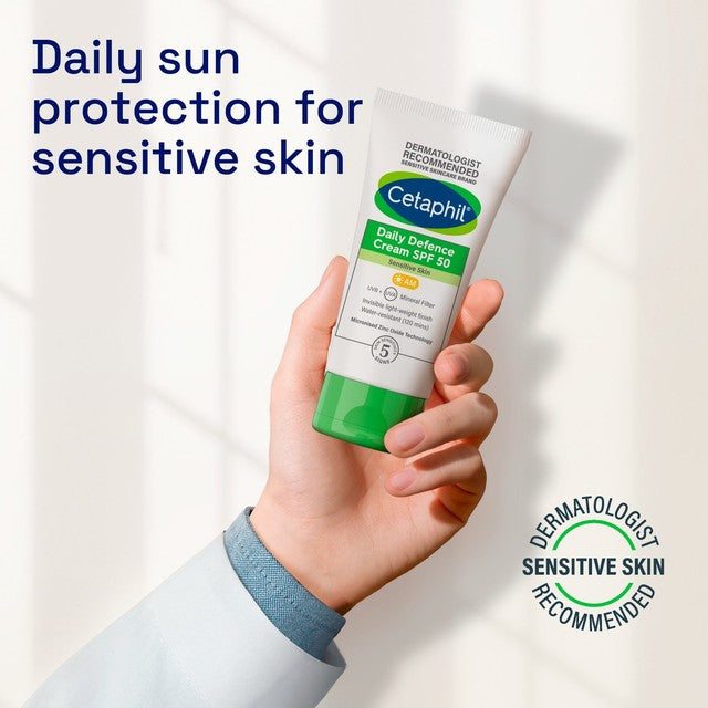 Cetaphil Daily Defence Cream SPF 50 Sunscreen 50g - British product