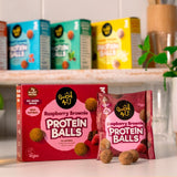 Good4U protein balls raspberry brownie 3 x 40g, UK version