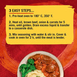 Schwartz beef casserole recipe mix 38g (British brand)