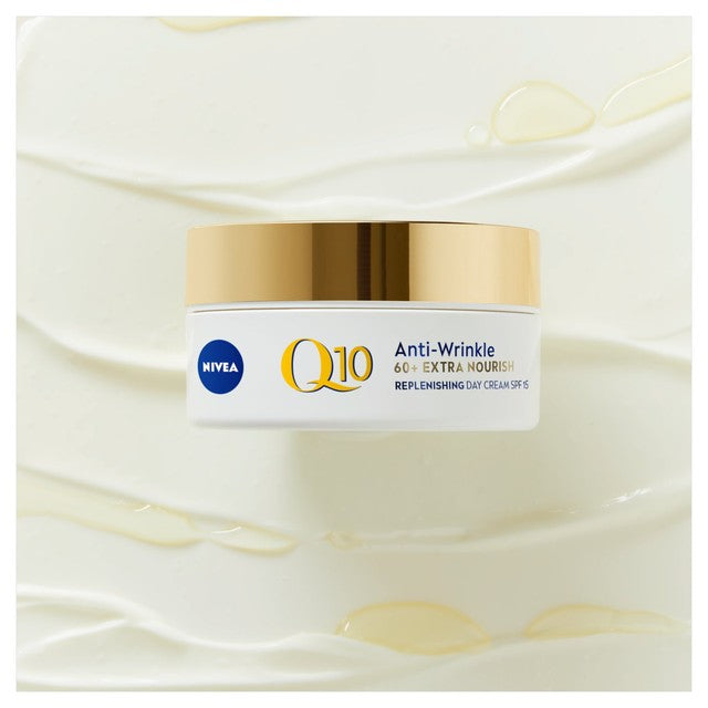 Nivea Q10 Anti-Wrinkle 60+ Day Cream 50ml, imported from the UK
