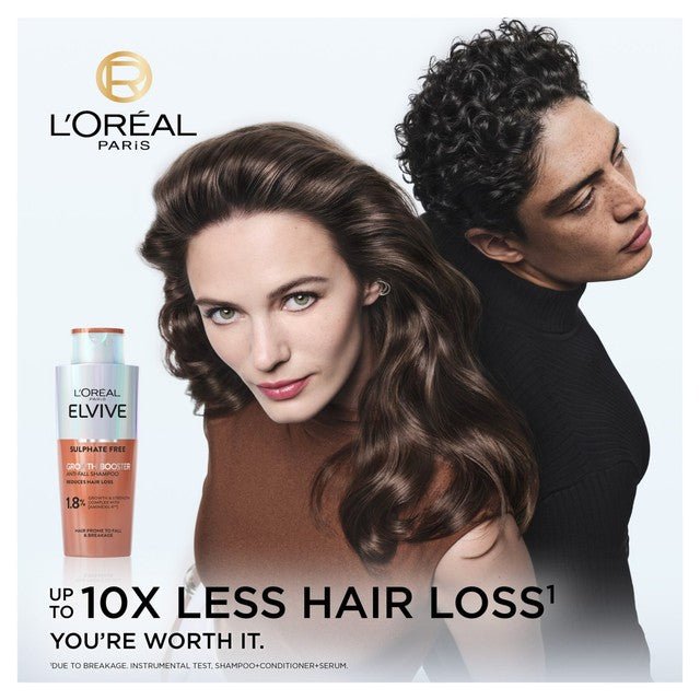 L'Oreal Elvive Growth Booster Shampoo 200ml, imported from the UK