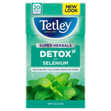 Tetley Super Mint Detox tea bags 20 count (British brand)