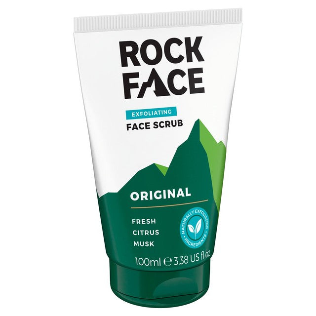 Rock Face Exfoliating Face Scrub Citrus Fresh 100ml, imported from the UK