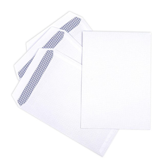 Pukka Pads C4 white self-seal envelopes pack of 25, imported from the UK