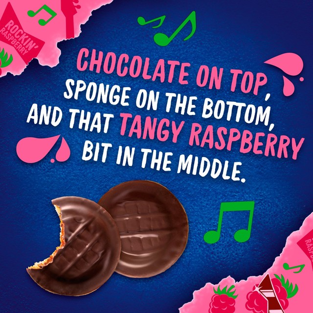 McVitie's Jaffa Cakes Raspberry 10 per pack, imported from the UK