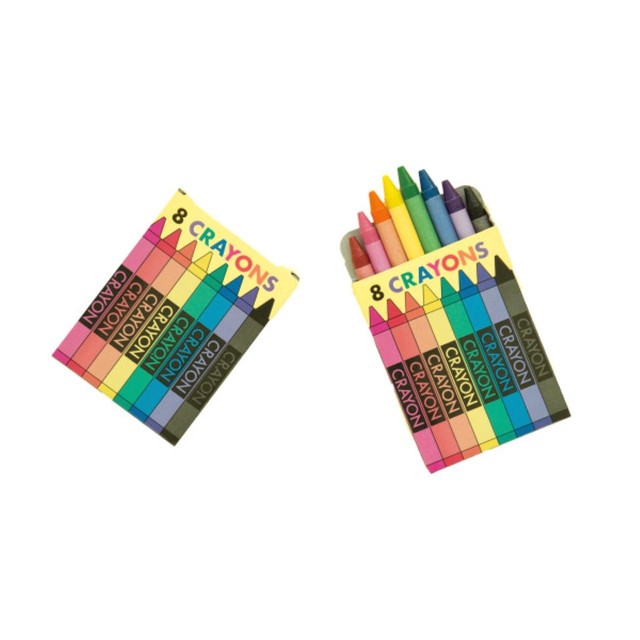 Unique Party wax crayon boxes 6 packs (British brand)