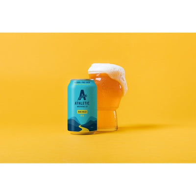M&S Athletic Brewing Co Run Wild IPA Alcohol-Free Beer 4 x 355ml- Buy online at McGrocer