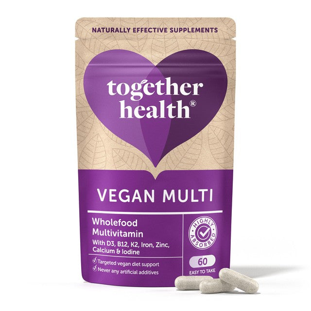 Together Health Vegan Multivitamin Supplement 60 Capsules (British brand)
