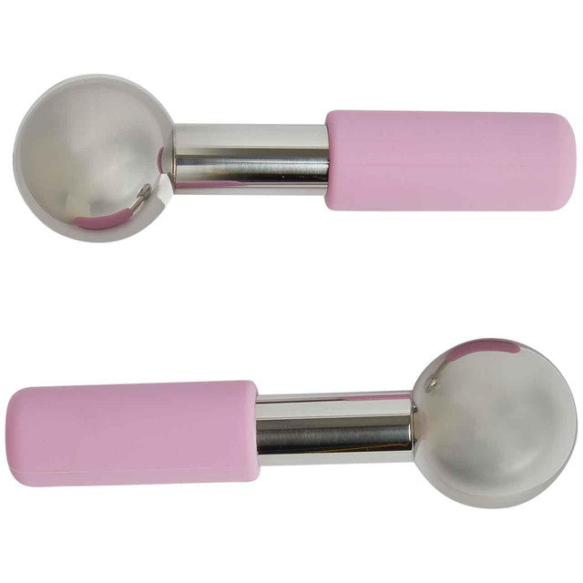 M&S Bloom stainless steel ice globes cooling skincare tool (British brand)