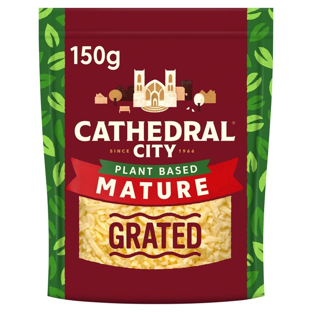 Cathedral City dairy-free plant based grated cheese alternative 150g - British product