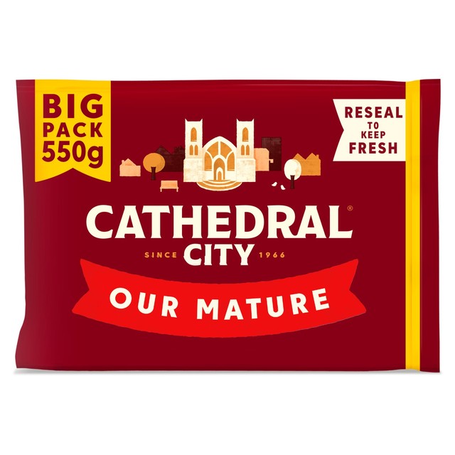 Cathedral City moden cheddarost 550g - britisk produkt