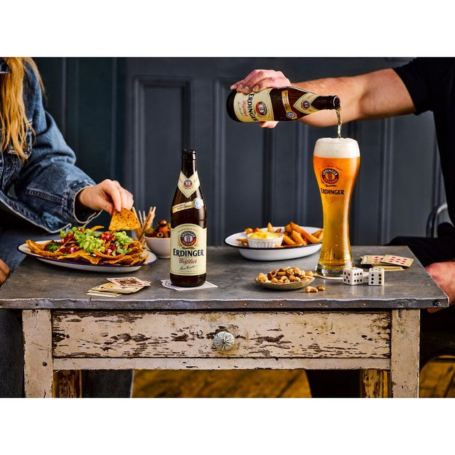 Erdinger Weissbier wheat beer 500ml, imported from the UK