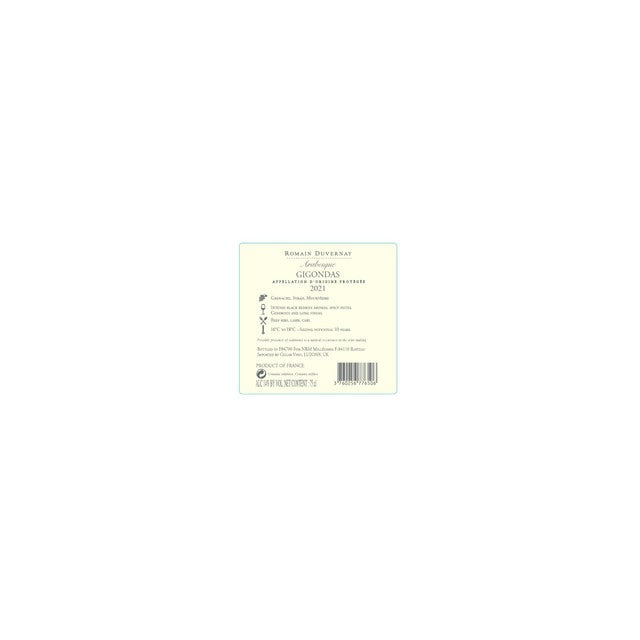 Cellarvino Prestige Arabesque Gigondas red wine 75cl, imported from the UK